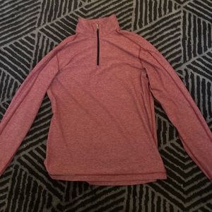 Mens Lululemon Quarter-zip - Red/Salmon - Size M
